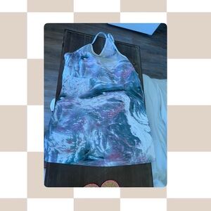 Abstract Print Tank Top
